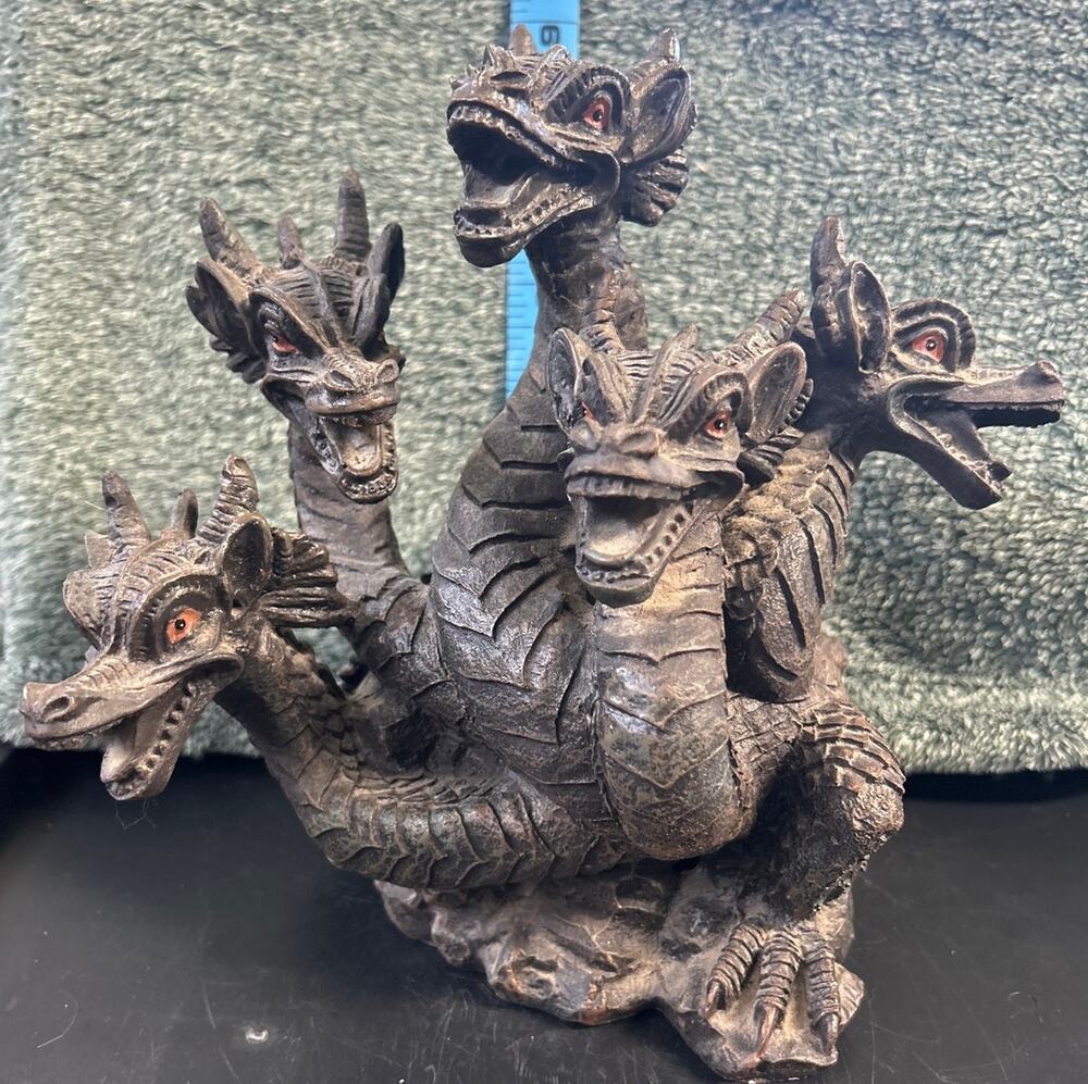 5-Headed Smoke Breathing Dragon Incense Burner Elegant Expressions